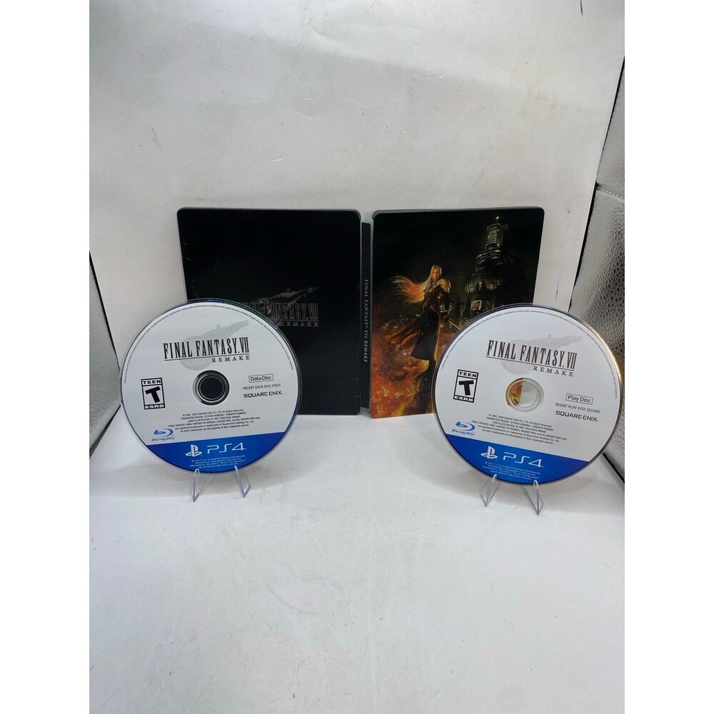 Final Fantasy VII: Remake Steelbook Edition  PlayStation 4, PS4 (some case wear)
